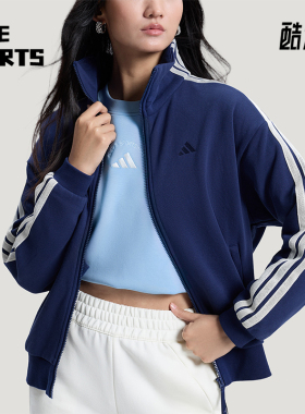 Adidas/阿迪达斯正品3STRIPEKNITJACKET新款女透气夹克外套KS2816