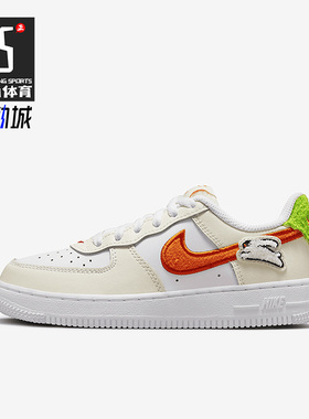 Nike/耐克正品 Force 1 LV8 (PS)新款儿童运动休闲板鞋FJ4888-181