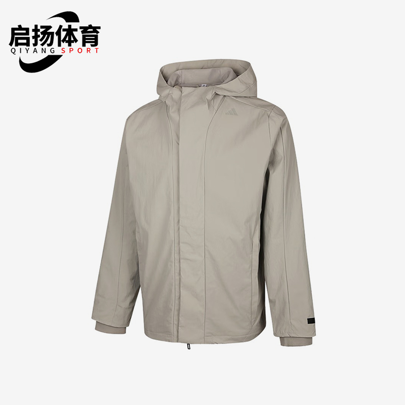 Adidas/阿迪达斯正品2025秋季款男士休闲连帽运动户外外套KS6484