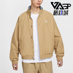 休闲摇粒绒拉链夹克外套FZ0657 Nike Futura男士 Club 297 耐克正品