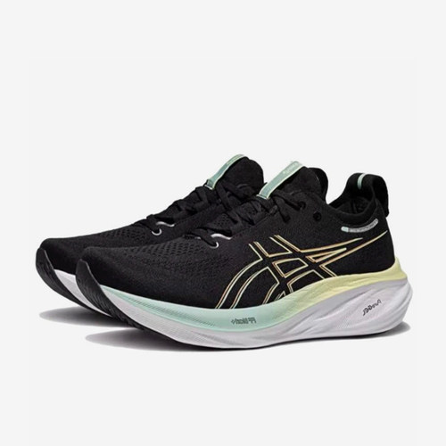 Asics/亚瑟士正品GEL-NIMBUS 26男子减震耐磨跑步鞋1011B996-001