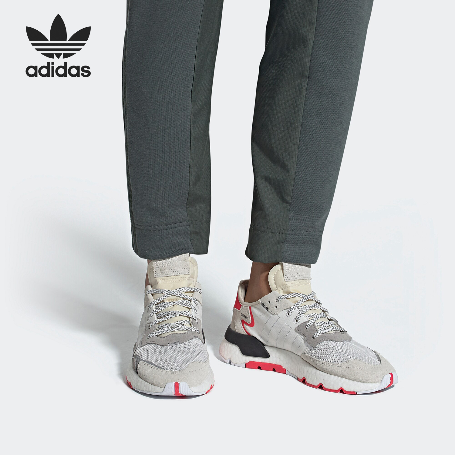 Adidas/阿迪达斯正品 三叶草 NITE JOGGER 男子经典休闲鞋 F34123