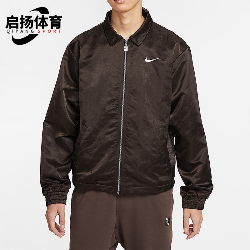Nike/耐克正品Court Slam男士翻领网球梭织运动外套IH2295-220