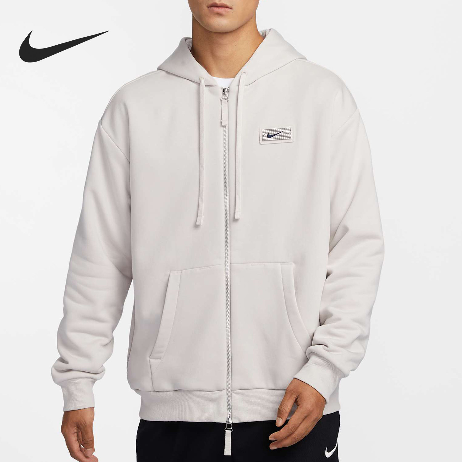 Nike/耐克正品春季新款男士连帽针织宽松训练外套HJ3898-104