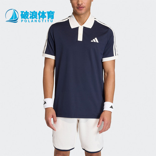Adidas/阿迪达斯正品夏季男士透气网球针织运动短袖POLO衫KA5899