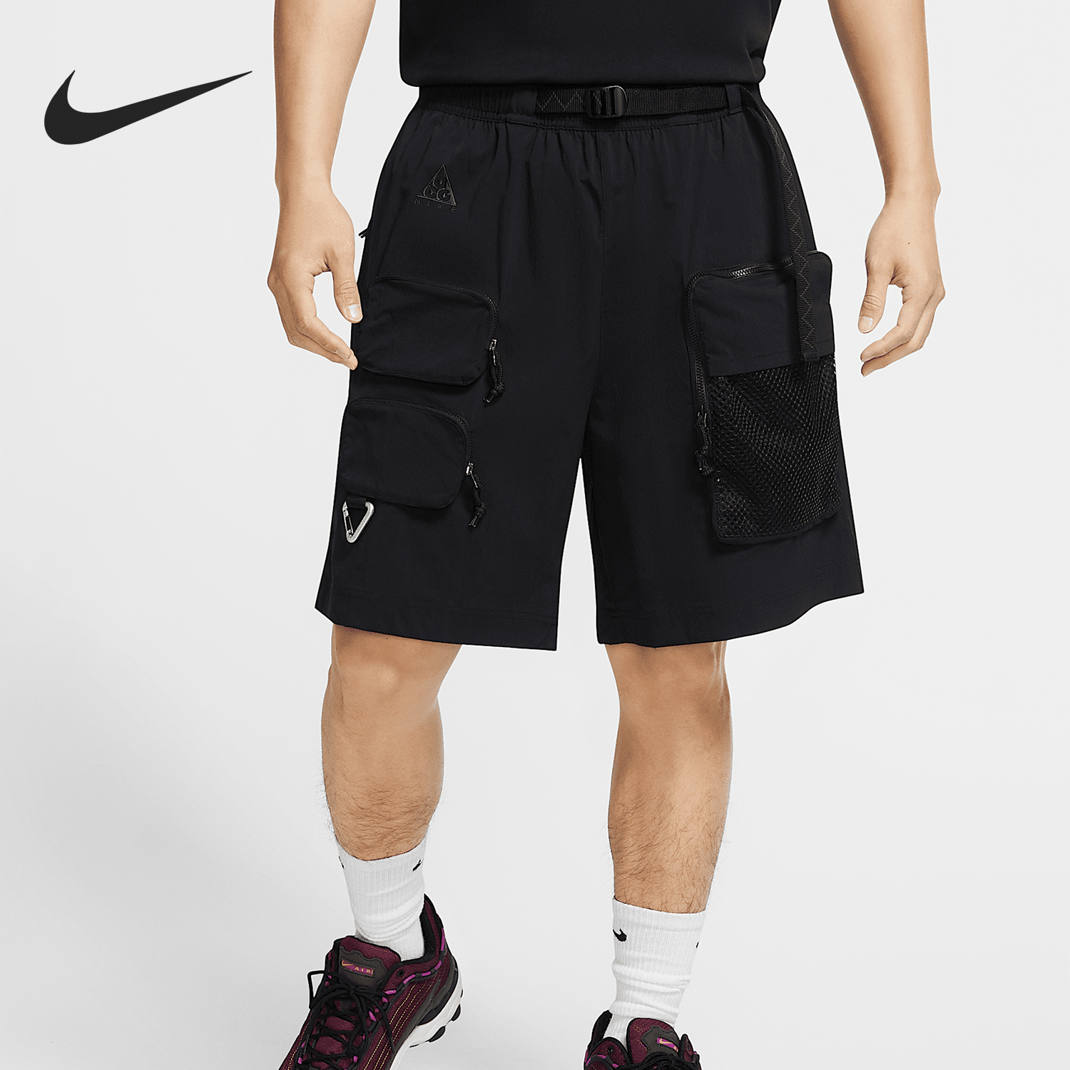 Nike/耐克正品ACG男士户外机能多口袋工装运动短裤CK7856-013