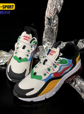 NIKE/耐克正品 AIR MAX 270 REACT BG 男大童运动童鞋DB5938