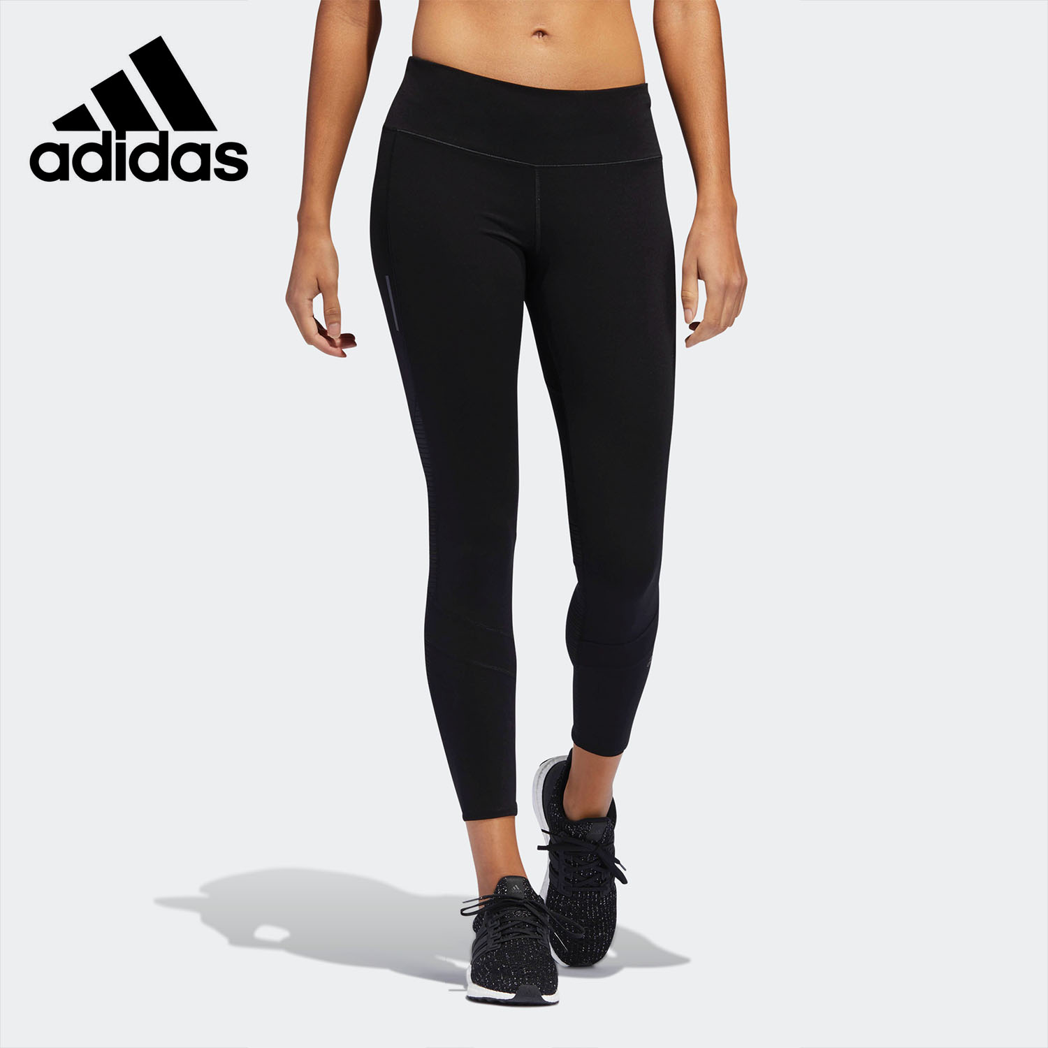 Adidas/阿迪达斯官方正品女子九分瑜伽健身训练运动紧身裤 DX1989