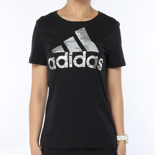 T恤 Adidas 系列休闲运动圆领短袖 女子经典 CD1952 阿迪达斯正品