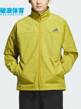 Adidas/阿迪达斯正品2026男士休闲梭织经典加绒夹克外套KR8298