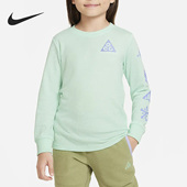 T恤FB0065 Nike 379 新款 小童运动休闲华夫格长袖 耐克正品 秋季