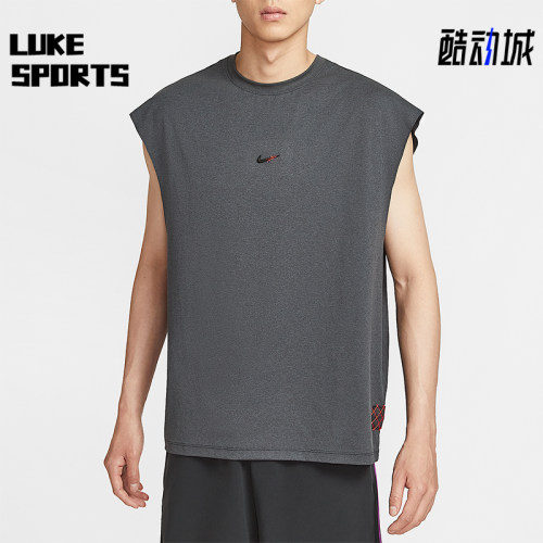 Nike/耐克正品Dri-FIT 男士无袖篮球经典运动宽松背心HV1889-060