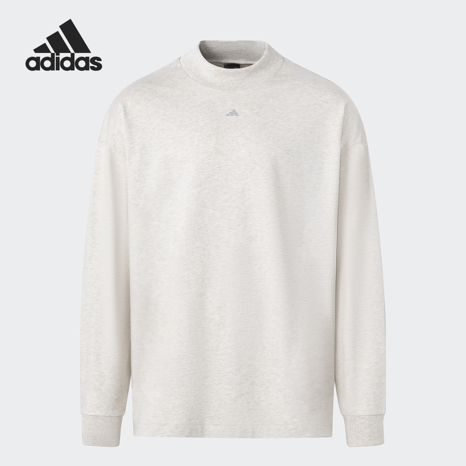 Adidas/阿迪达斯正品2024新款男女篮球运动宽松长袖T恤IX1971