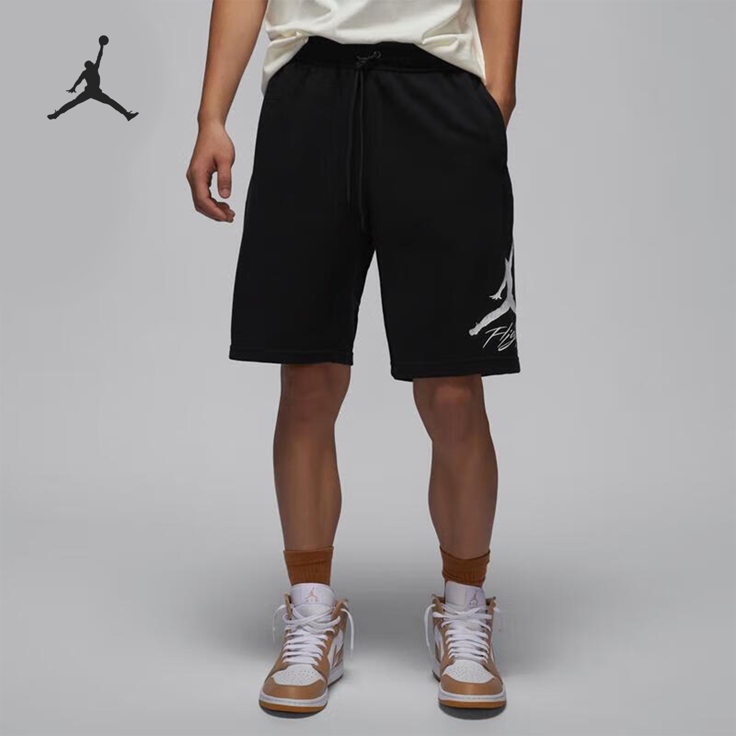 Nike/耐克正品JORDAN男士宽松透气运动针织短裤FV7310-010