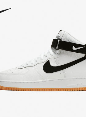 Nike/耐克正品男女同款皮革复古休闲耐磨高帮板鞋 AT7653-100