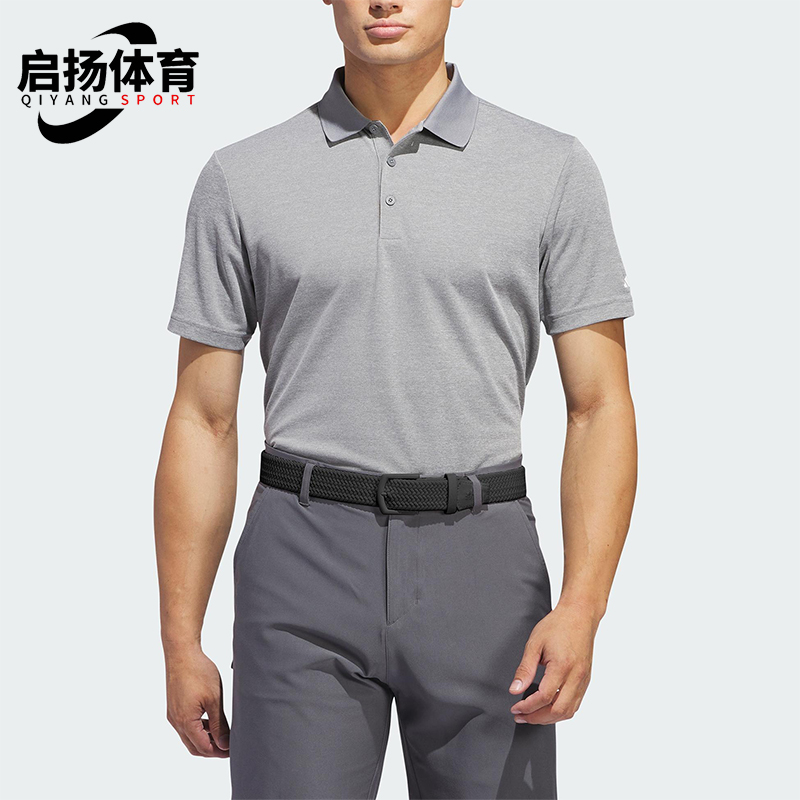 Adidas/阿迪达斯正品夏季男士运动翻领训练柔软短袖POLO衫IQ2937