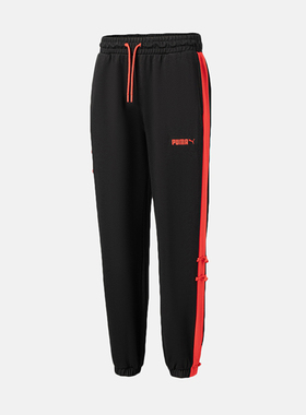 Puma/彪马正品新款男子时尚简约透气针织束脚运动长裤536181