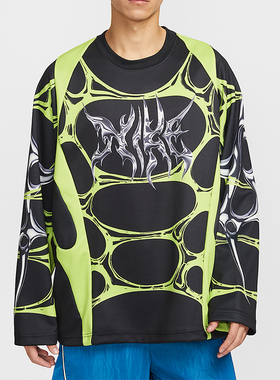 Nike/耐克正品Project F.R.O.G男士印花圆领宽松球衣IF1295-010