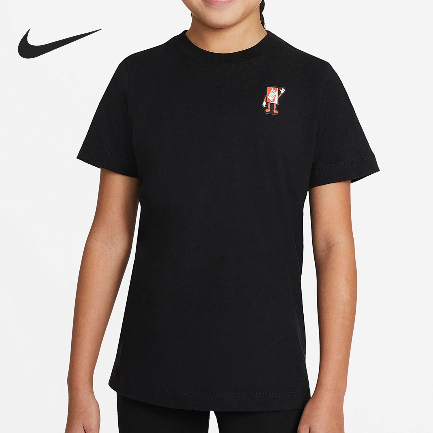 Nike/耐克正品夏季新款大童运动圆领简约休闲短袖DC7514-010,童装/婴儿装/亲子装,T恤,淘宝优惠券,粉丝福利购,淘宝优惠卷