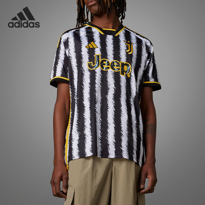 Adidas/阿迪达斯尤文图斯球迷版男子足球运动球衣HR8256