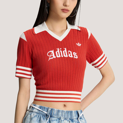 Adidas/阿迪达斯正品三叶草女士修身经典时尚针织POLO衫KT3048