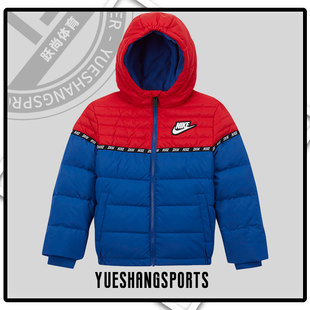 Nike/耐克正品冬季新品幼童拼色舒适连帽外套羽绒服DB7003
