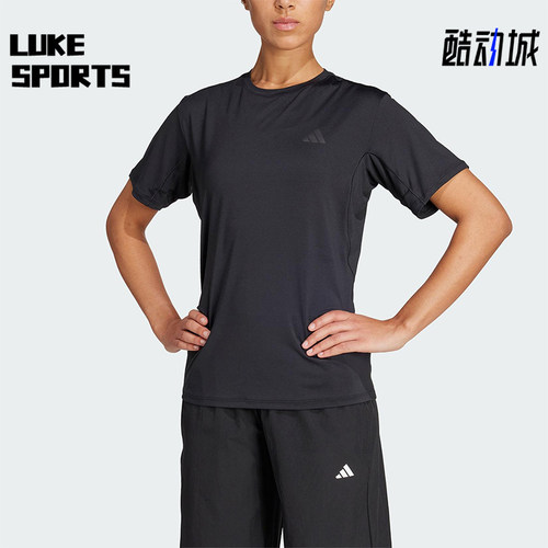 Adidas/阿迪达斯正品夏季女士凉感宽松经典健身运动短袖T恤KB5676