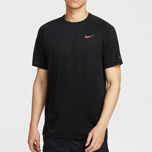 Nike/耐克正品Dri-FIT 男士套头跑步透气户外运动短袖HV2129-010