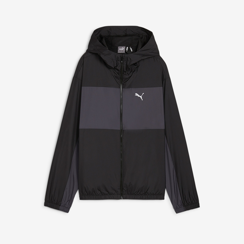 Puma/彪马正品2024新款男士连帽拉链拼接潮流宽松夹克外套