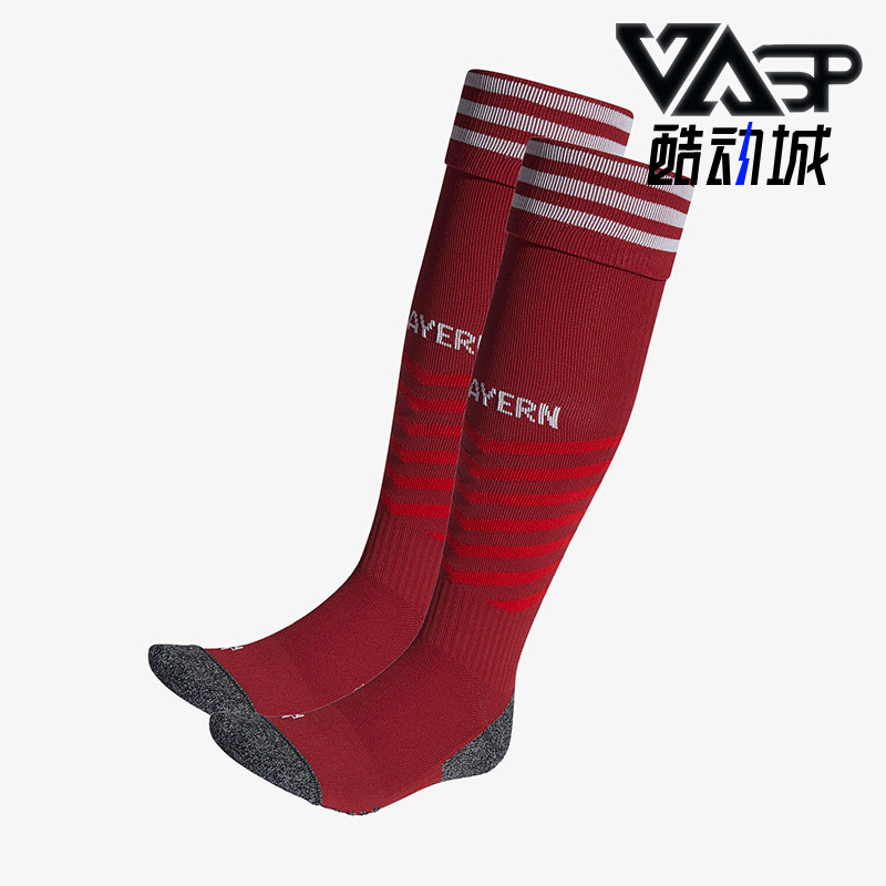 Adidas/阿迪达斯正品时尚男女拜仁足球运动袜子训练长筒袜 GM5328