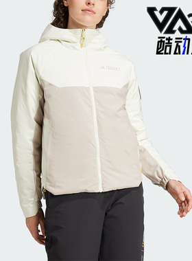 Adidas/阿迪达斯正品户外女士两面穿保暖鹅绒羽绒服JI8298