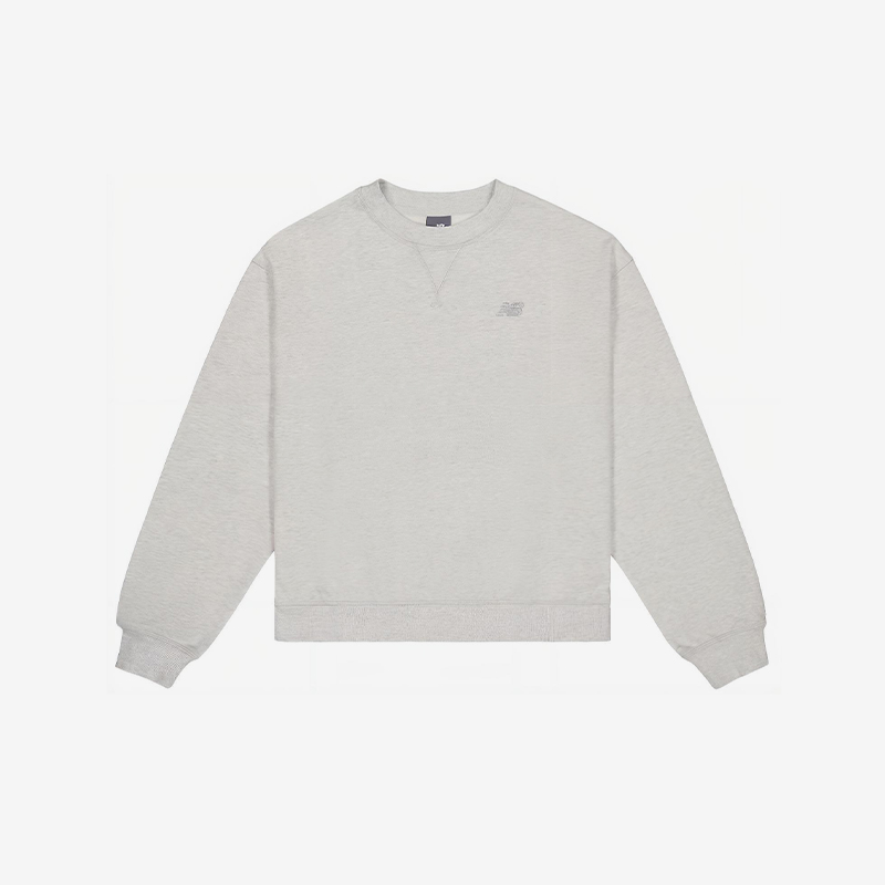 New Balance/NB正品运动女子宽松透气圆领卫衣套头衫WT41500-AHH