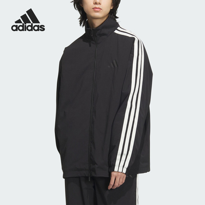 Adidas/阿迪达斯官方正品ST 3ST WV TT 男士拉链夹克外套JL6091