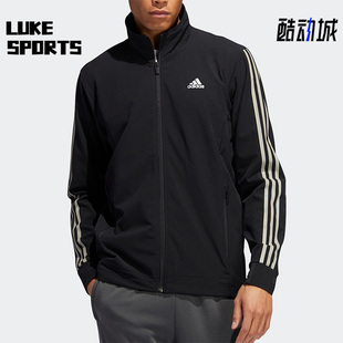 新款 男子运动休闲健身夹克外套GE3424 春季 Adidas阿迪达斯正品