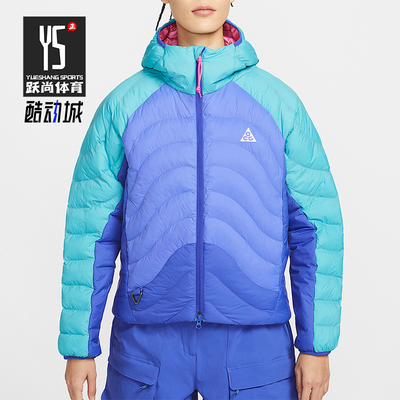 Nike/耐克正品2026春季款女士日常连帽拼接保暖棉服HM9964-345