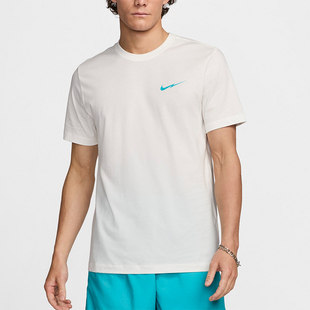 新款 夏季 男士 休闲印花针织运动短袖 133 Nike FZ5418 耐克正品