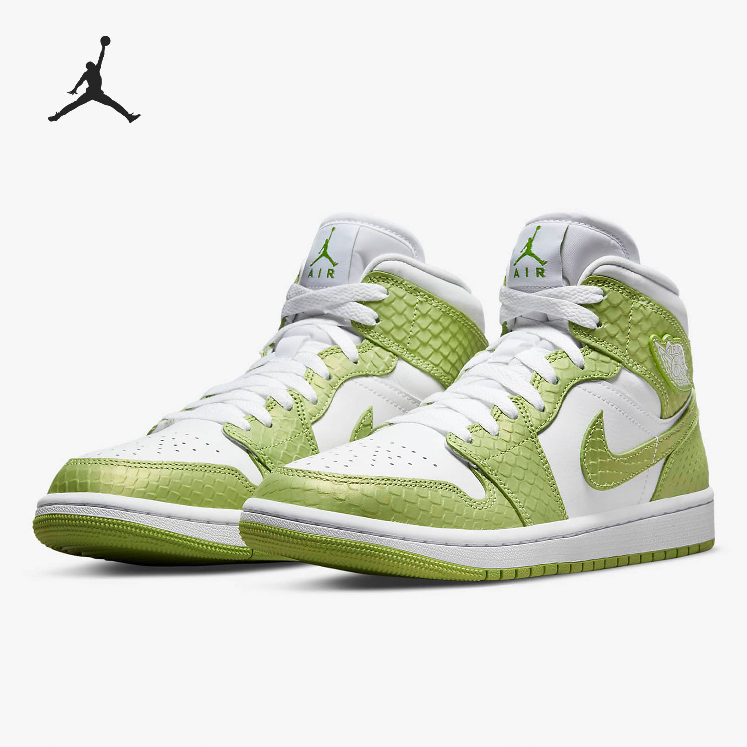 Nike/耐克正品AIR JORDAN 1 MID AJ1女子篮球鞋DV2959-113