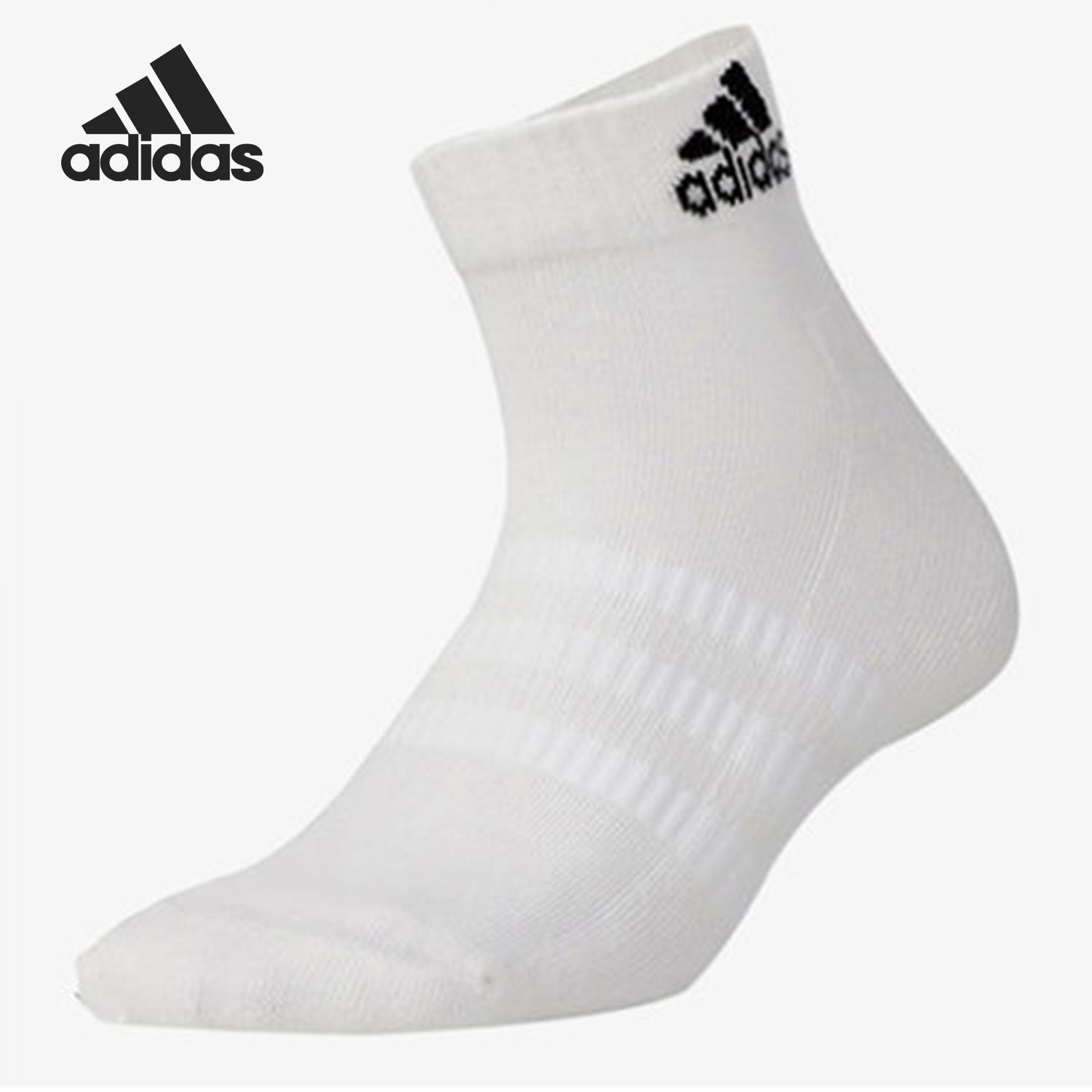 Adidas/阿迪达斯CUSH ANK 3PP 男女休闲训练运动中筒袜DZ9365