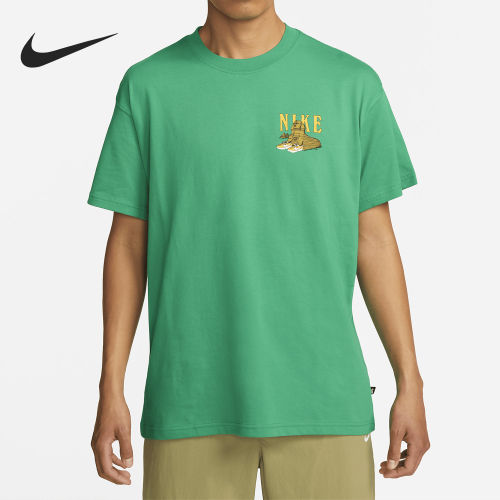 Nike/耐克正品新款男士卡通印花透气休闲运动短袖FJ1142-324