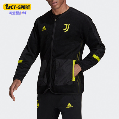 Adidas/阿迪达斯正品运动男子尤文曼联足球训练夹克 GR2915