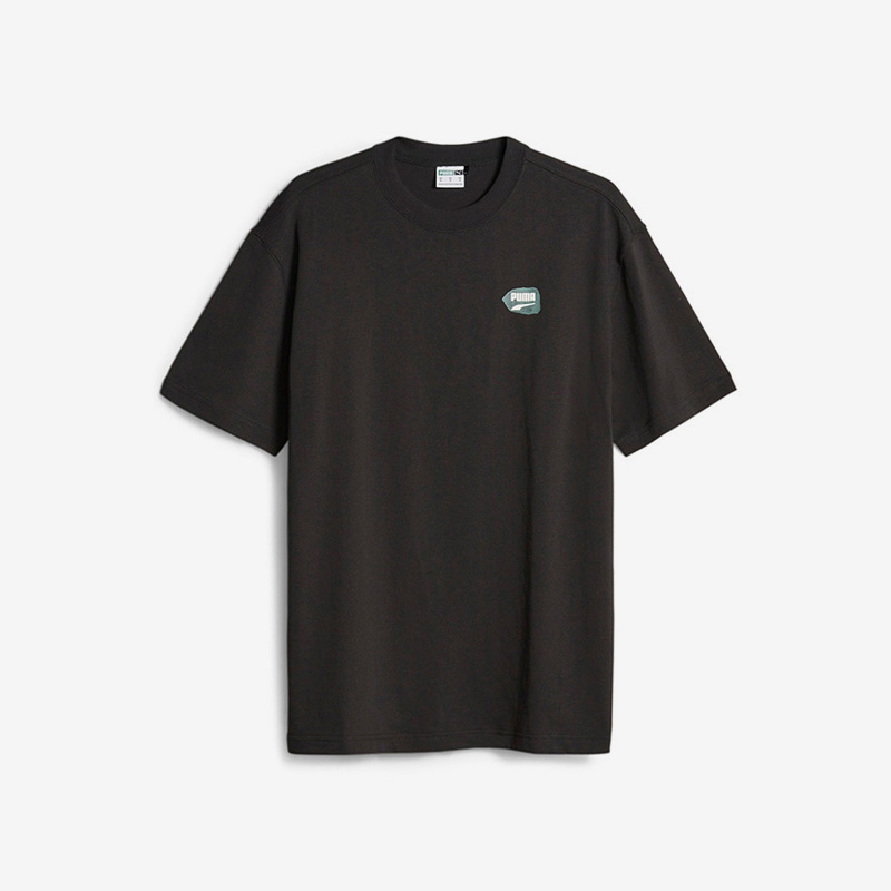 Puma/彪马正品透气印花圆领男子运动休闲短袖T恤623387-01