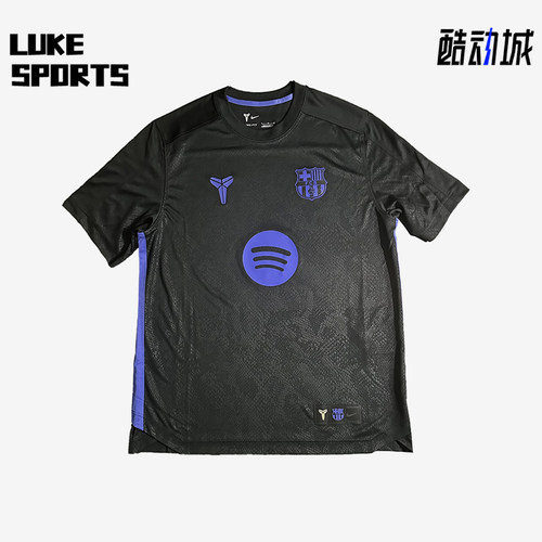 Nike/耐克正品FCBarcelona新款休闲训练短袖经典足球衣IM7853-011