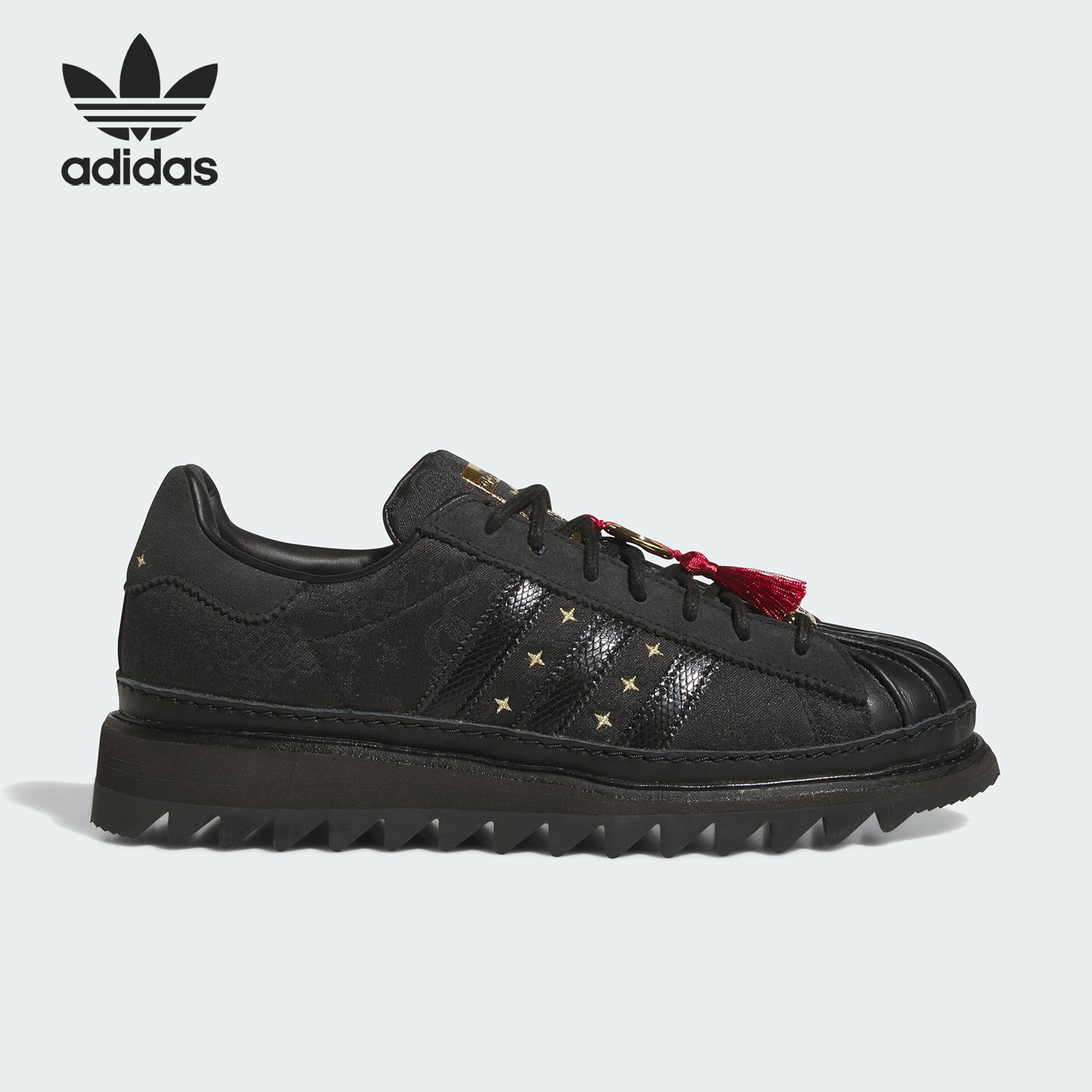 Adidas/阿迪达斯官方正品三叶草男女时尚潮流低帮运动板鞋JR5114
