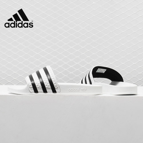 Adidas/阿迪达斯官方正品 ADILETTE 三叶草男女运动凉拖鞋 280648