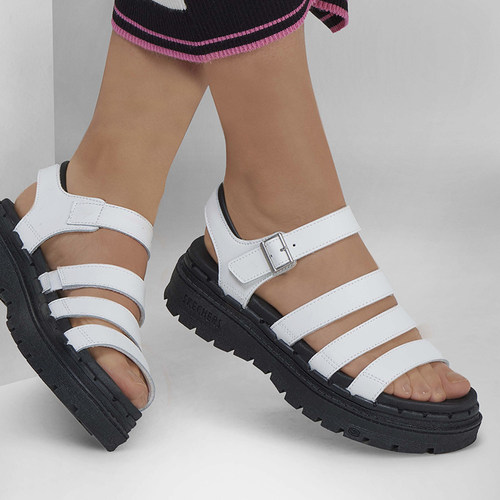 Skechers/斯凯奇正品当季新款女士三字型绊带针扣凉鞋