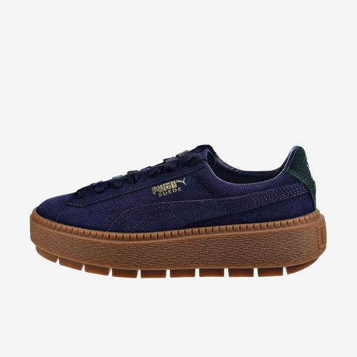 Puma彪马正品Suede Platform女子轻便低帮厚底增高板鞋367066-01
