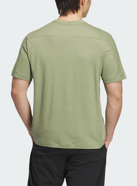 Adidas/阿迪达斯官方正品新款男士宽松圆领运动休闲短袖T恤JI8708