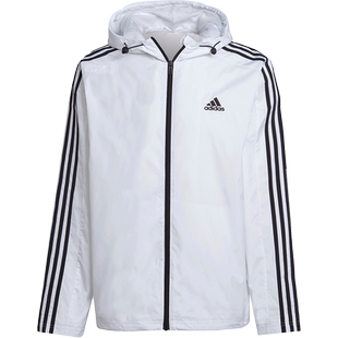 Adidas/阿迪达斯官方正品M 3S WB 运动连帽男子夹克外套IB0382