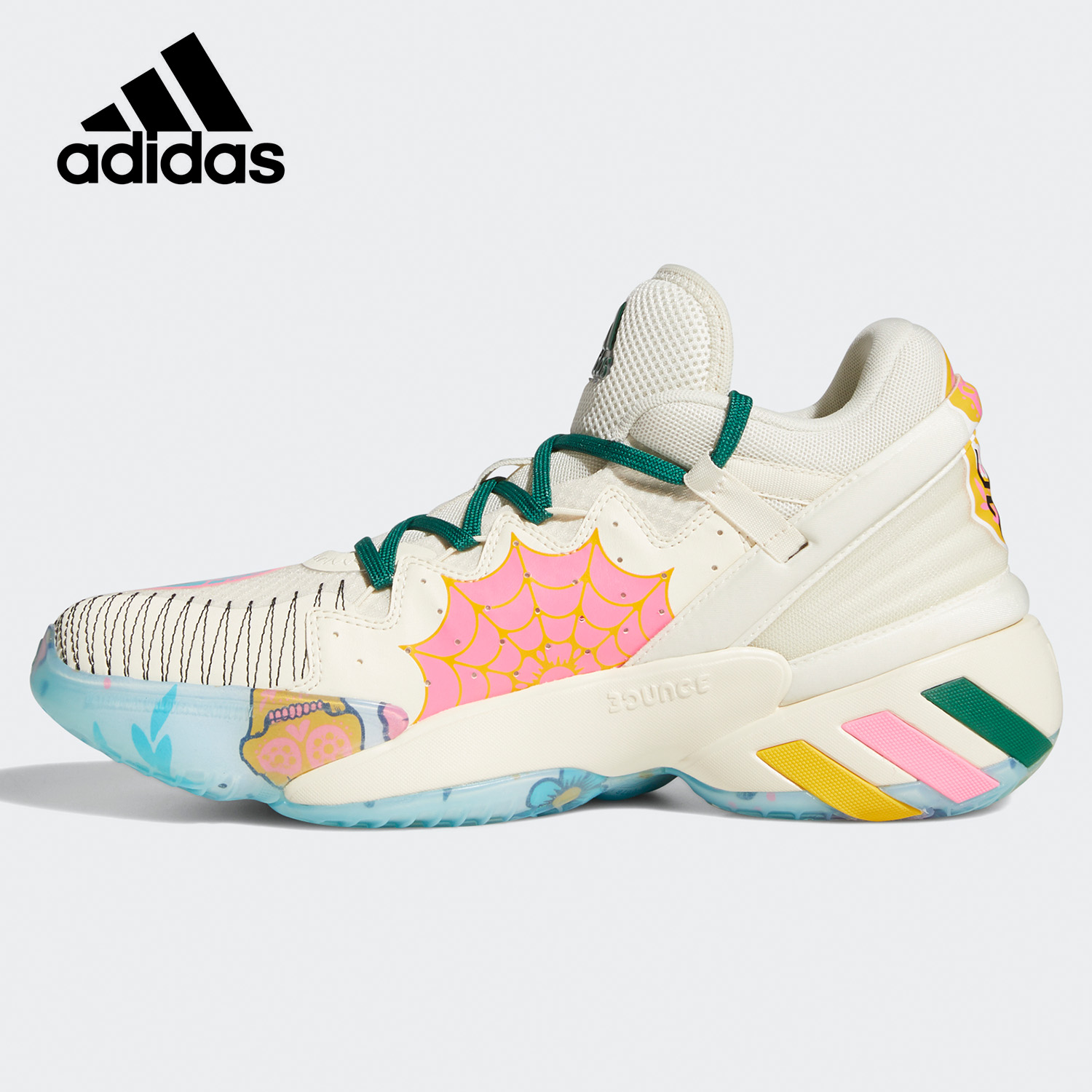 阿迪达斯男子实战缓震篮球鞋