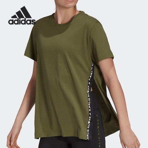 Adidas/阿迪达斯正品当季新款女子休闲运动时尚透气T恤 GK6255
